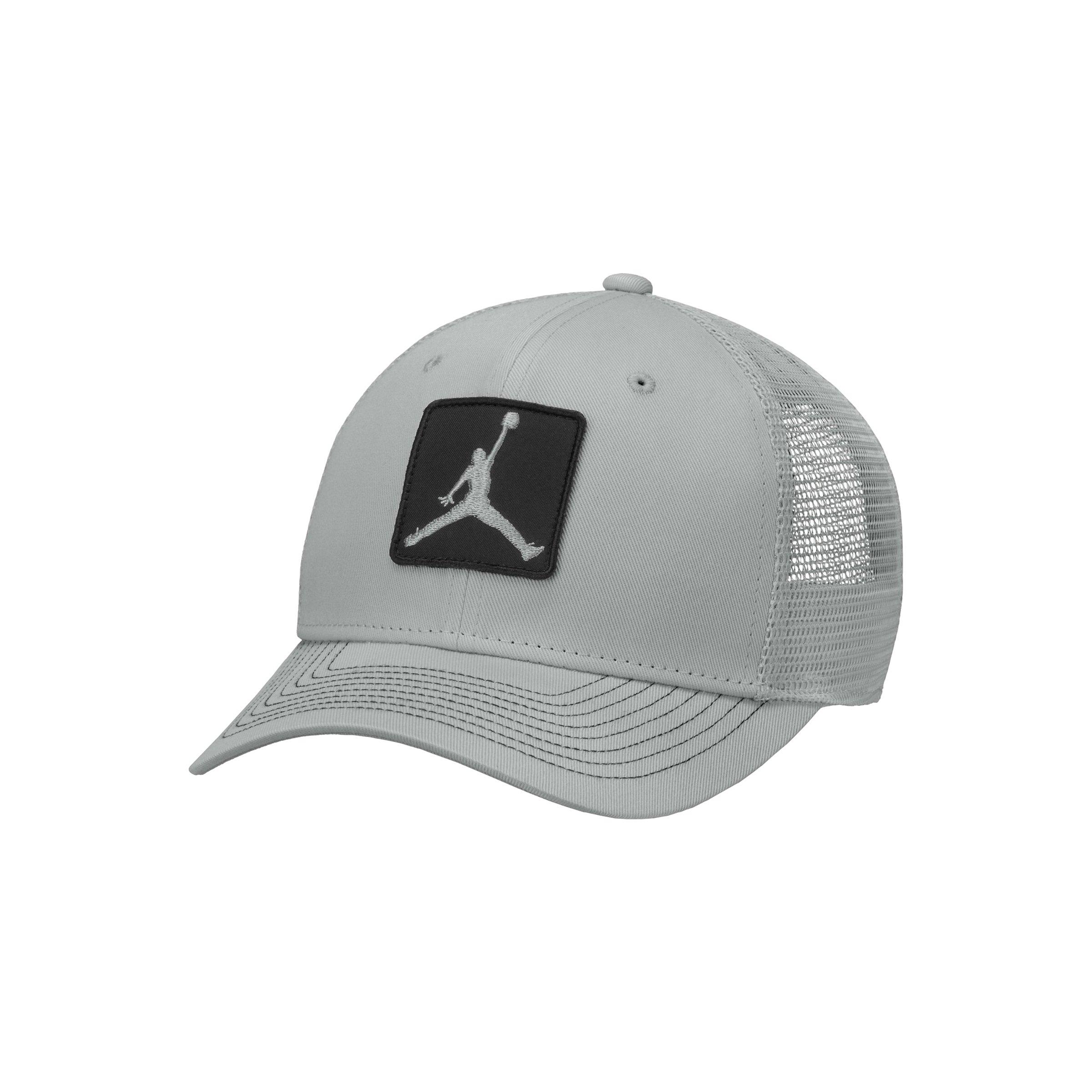 Jordan Rise Trucker Snapback Cap-Grey